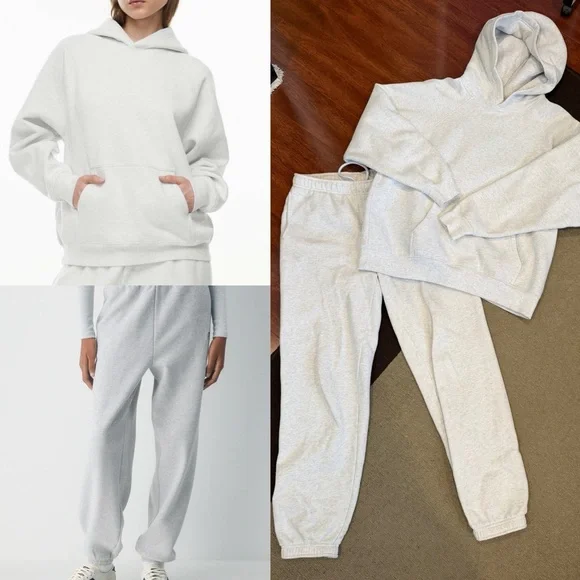 Aritzia TNA Mega Raglan Hoodie and Mega Sweatpants SET - Picture 1 of 6